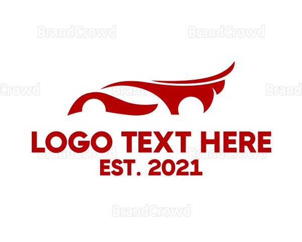 Automotive Fast Racing Car Logo