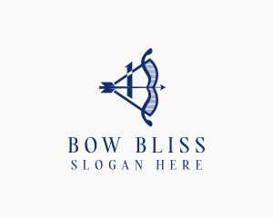 Bow - Bow Arrow Letter B logo design