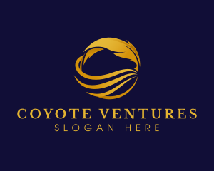 Quill Feather Writing logo design