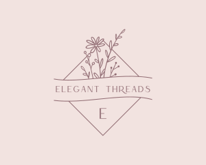 Natural Floral Boutique logo design