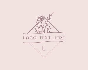 Boutique - Natural Floral Boutique logo design