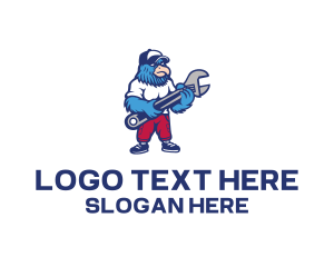 Wrench - Eagle Wrench Mechanic logo design