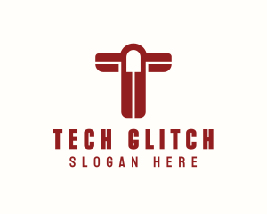 Tech Firm Letter T logo design