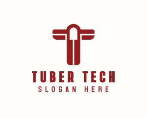 Tech Firm Letter T logo design