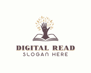 Ebook - Author Hand Book logo design