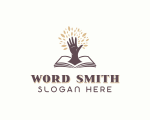 Author - Author Hand Book logo design