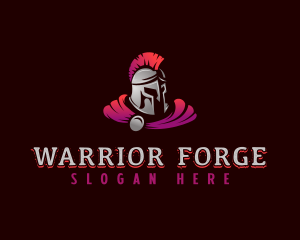 Spartan Warrior Armor logo design