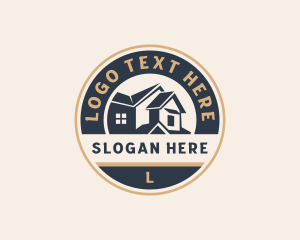 Renovation - Property Roofing Repair logo design