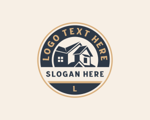 Leasing - Property Roofing Repair logo design