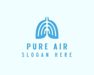 Oxygen - Medical Lungs Organ logo design