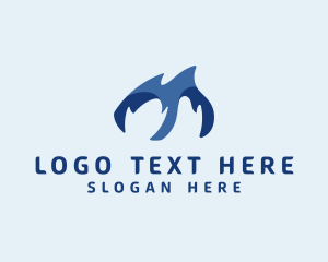 Design Studio - Creative Marketing Letter M logo design