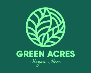 Green Botanical Garden logo design