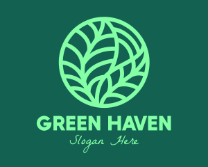 Green Botanical Garden logo design