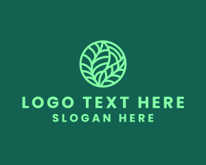 Natural Product - Green Botanical Garden logo design