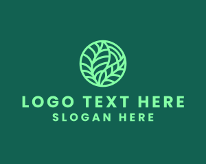 Green Botanical Garden logo design