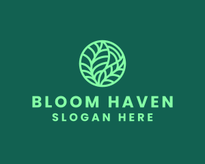 Green Botanical Garden logo design