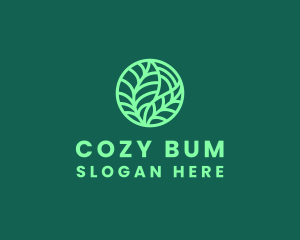 Green Botanical Garden logo design