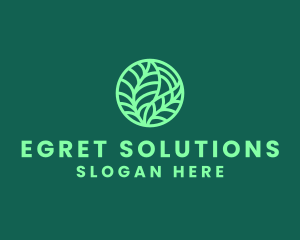 Green Botanical Garden logo design