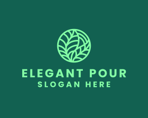 Green Botanical Garden logo design