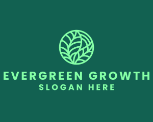 Green Botanical Garden logo design