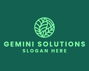 Green Botanical Garden logo design