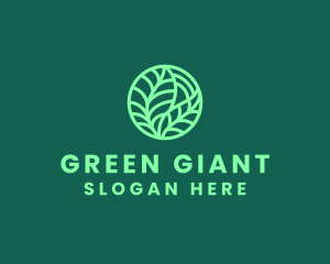 Green Botanical Garden logo design