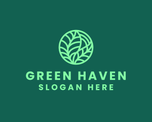 Green Botanical Garden logo design