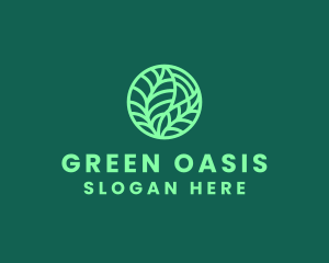 Green Botanical Garden logo design