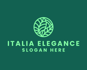 Green Botanical Garden logo design