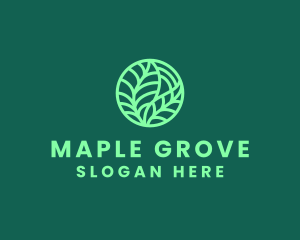 Green Botanical Garden logo design