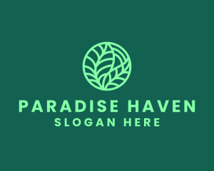 Green Botanical Garden logo design