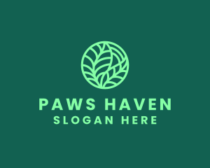 Green Botanical Garden logo design