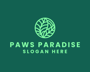 Green Botanical Garden logo design