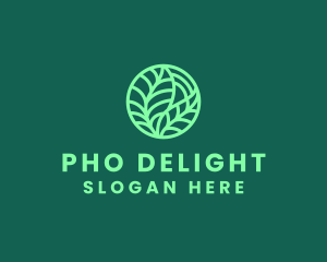 Green Botanical Garden logo design