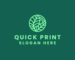 Green Botanical Garden logo design