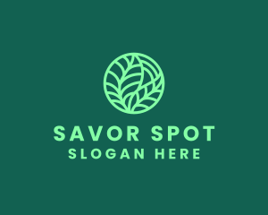 Green Botanical Garden logo design