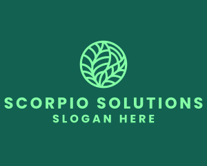 Green Botanical Garden logo design