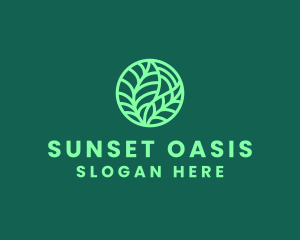 Green Botanical Garden logo design