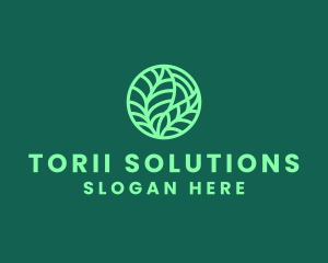 Green Botanical Garden logo design