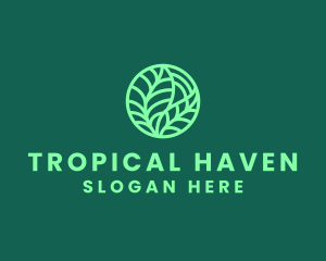 Green Botanical Garden logo design