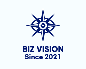 Blue Eye Compass logo design