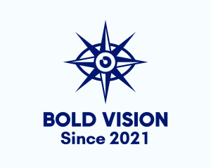 Blue Eye Compass logo design