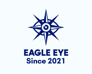 Blue Eye Compass logo design