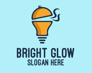 Bulb - Cloche Light Bulb logo design