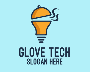 Cloche Light Bulb logo design