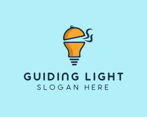 Cloche Light Bulb logo design