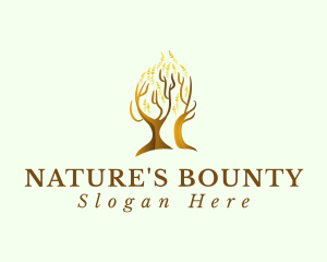 Natural Tree Head logo design