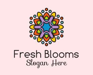Spring - Colorful Spring Flower logo design