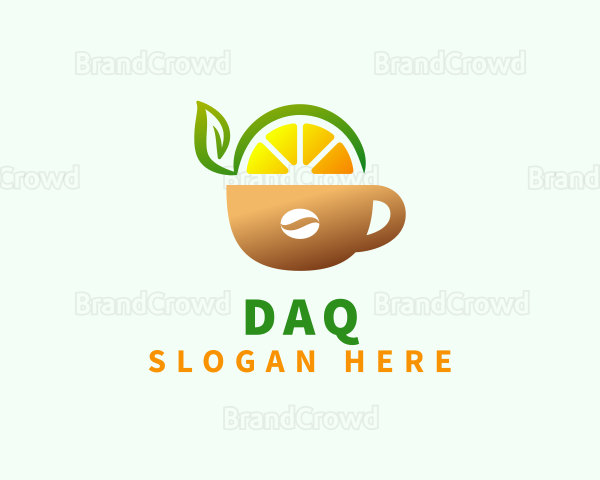 Fruit Juice Coffee Drink Logo