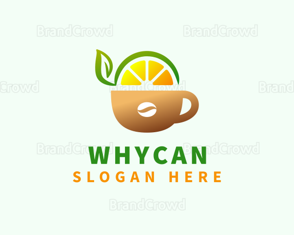 Fruit Juice Coffee Drink Logo